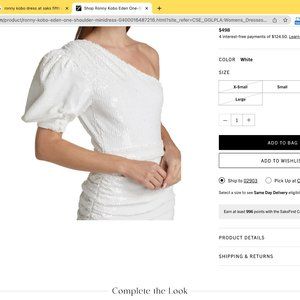 Ronny Kobo Eden One-shoulder dress